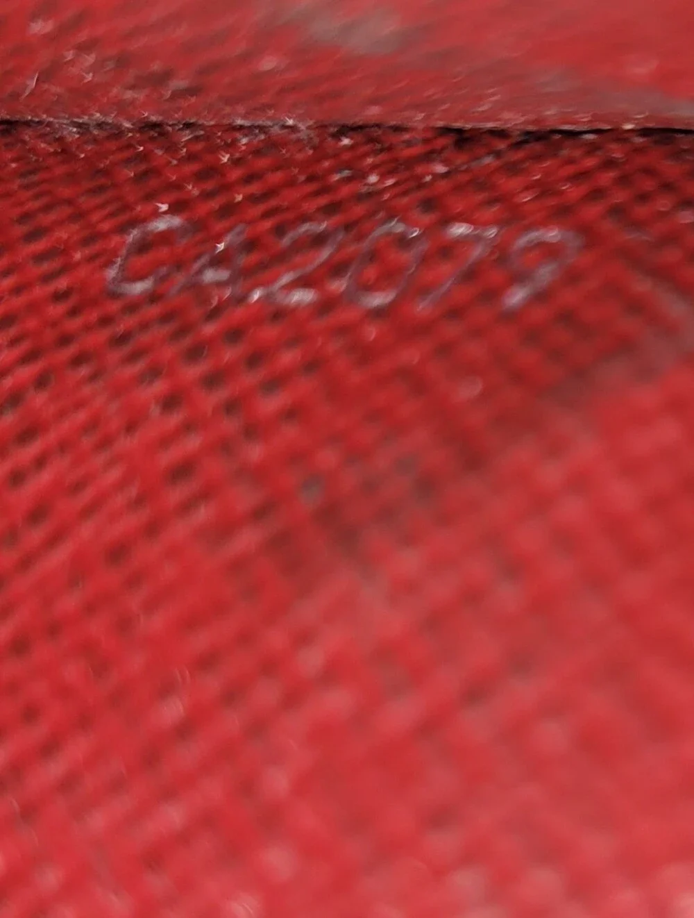LOUIS VUITTON Red Epi Leather Sarah Wallet